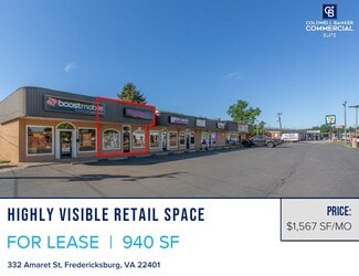 More details for 330-340 Amaret St, Fredericksburg, VA - Retail for Lease