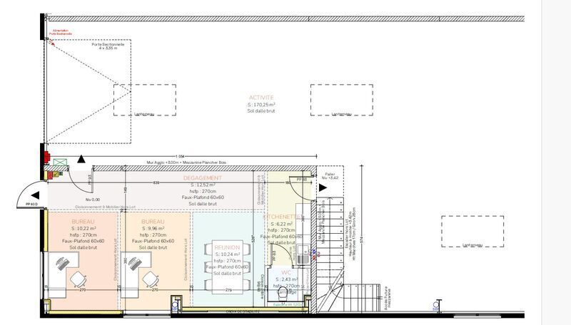 Flex in Neuville-sur-Saône for lease - Floor Plan - Image 3 of 3