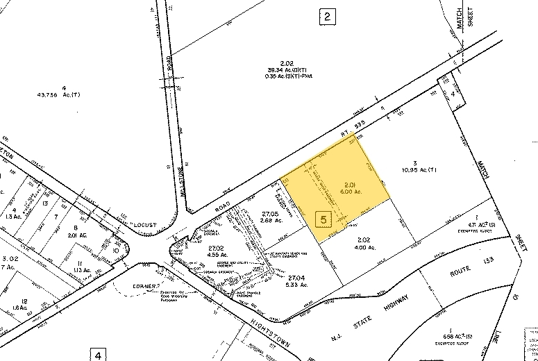 300 Princeton Hightstown Rd, East Windsor, NJ for lease - Plat Map - Image 2 of 5