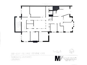 4284 Village Centre Crt, Mississauga, ON à louer Plan d’étage- Image 1 de 4