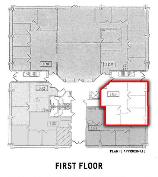 2090 Linglestown Rd, Harrisburg, PA à louer - Plan d’étage - Image 2 de 3