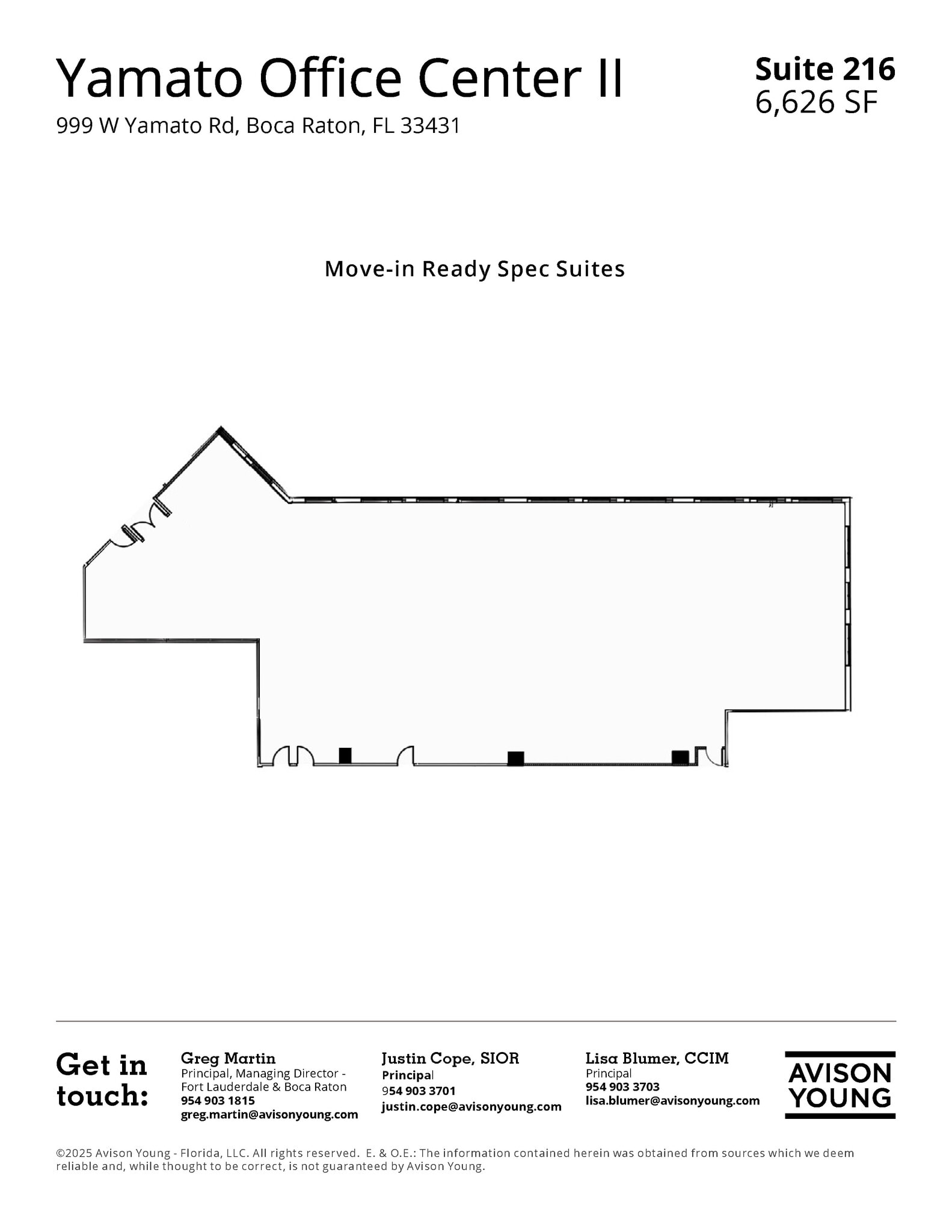 999-1001 W Yamato Rd, Boca Raton, FL for lease Floor Plan- Image 1 of 1