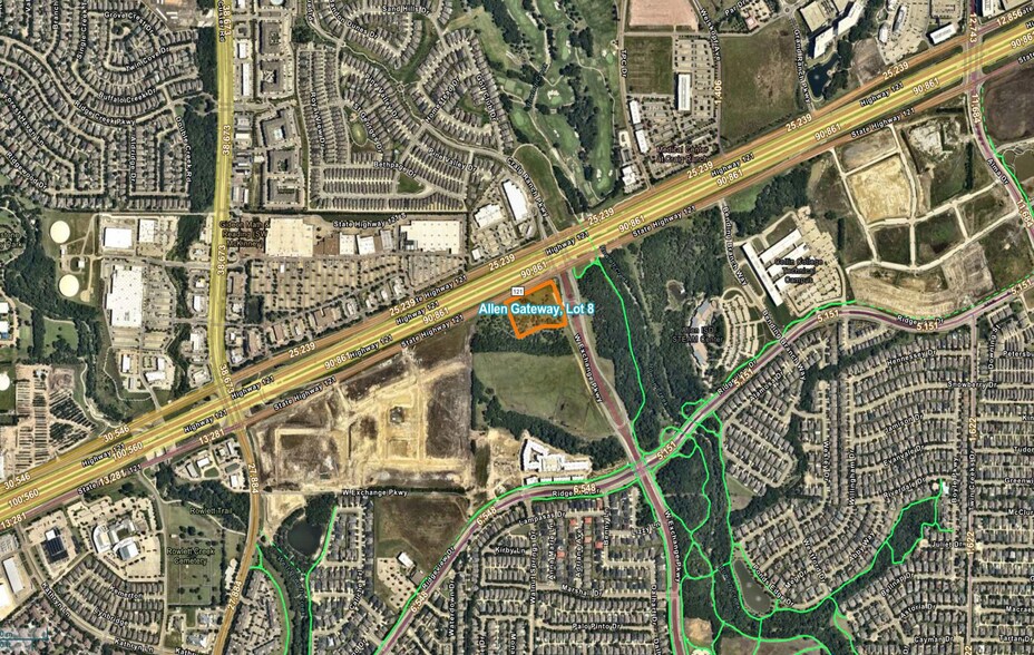 SH 121 & W Exchange Pky, Allen, TX à vendre - Aérien - Image 1 de 1