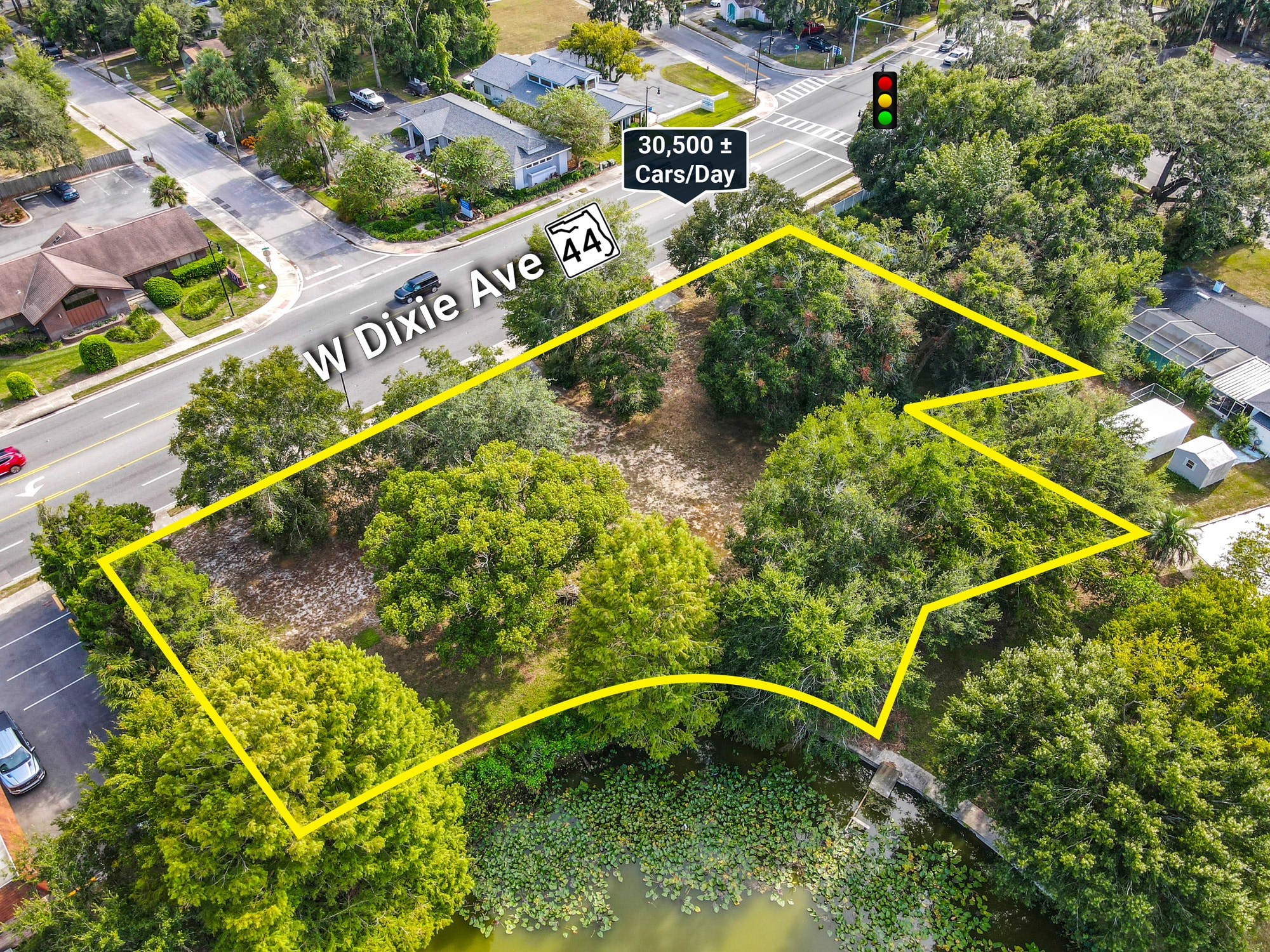 1038 W Dixie Ave, Leesburg, FL for sale Aerial- Image 1 of 12