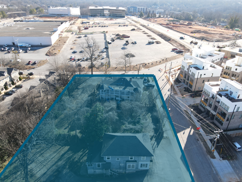 Corner of Howe and Bradshaw, Greenville, SC for lease - Aerial - Image 2 of 5