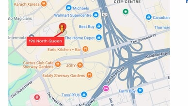 196-248 North Queen St, Toronto, ON for lease Map- Image 2 of 2