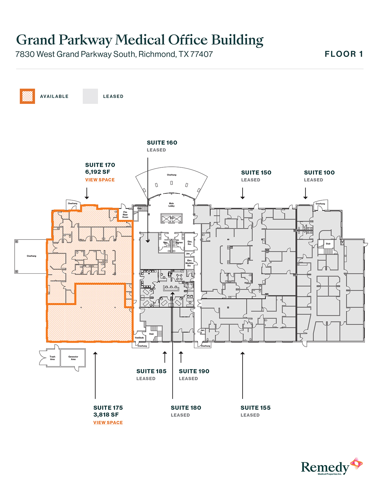 7830 W Grand Pky S, Richmond, TX à louer Plan d  tage- Image 1 de 2