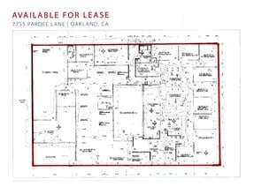 7755 Pardee Ln, Oakland, CA for lease Floor Plan- Image 1 of 1