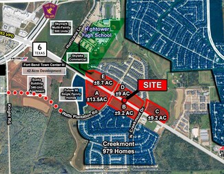 Plus de détails pour Hwy 6 and Watts Plantation, Fresno, TX - Terrain à vendre