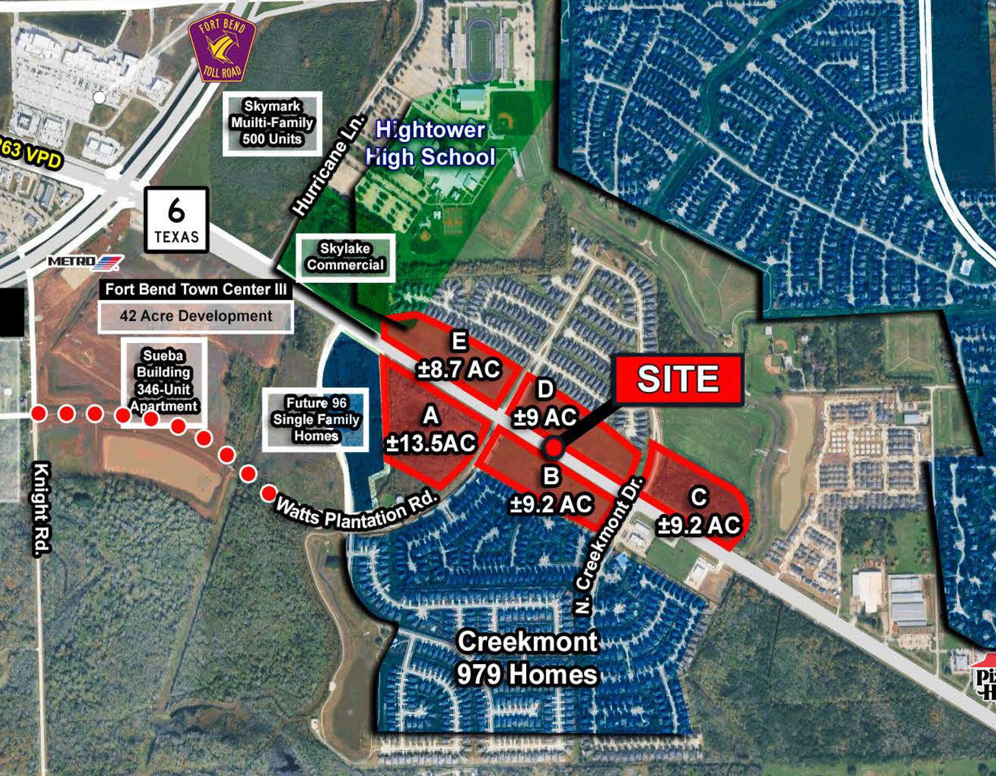 Hwy 6 and Watts Plantation, Fresno, TX à vendre Photo principale- Image 1 de 2