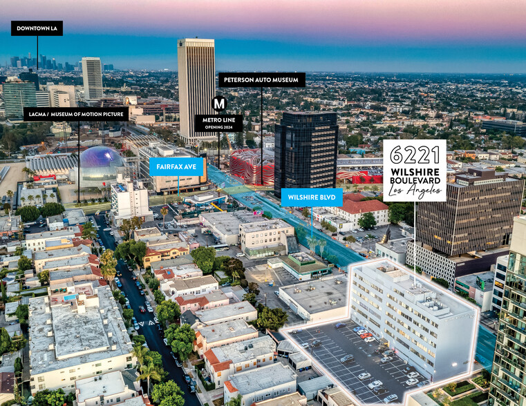 6221 Wilshire Blvd, Los Angeles, CA for lease - Aerial - Image 3 of 7