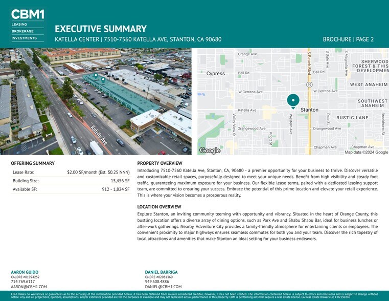 7510-7560 Katella Ave, Stanton, CA for lease - Building Photo - Image 2 of 7