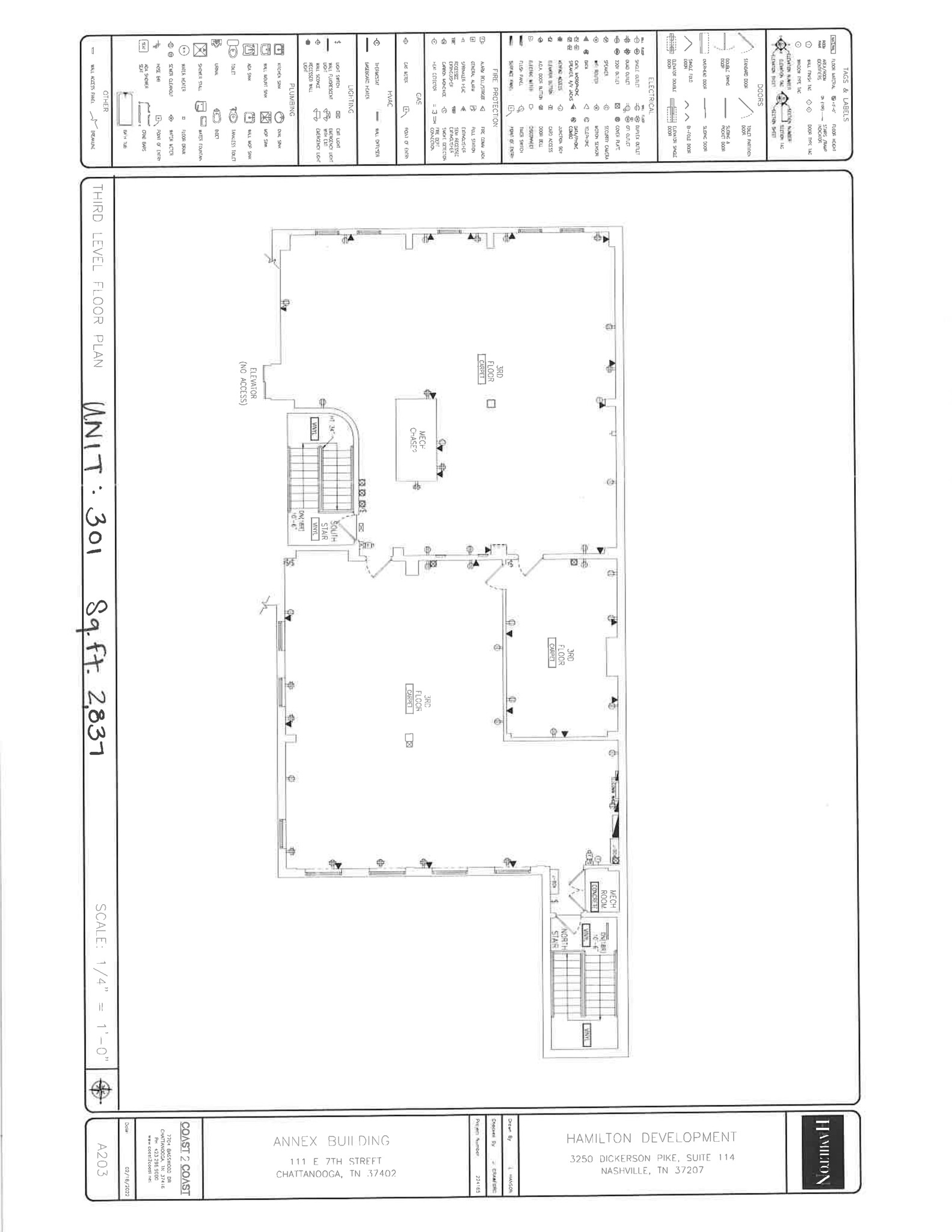 111 E 7th St, Chattanooga, TN for lease Site Plan- Image 1 of 14