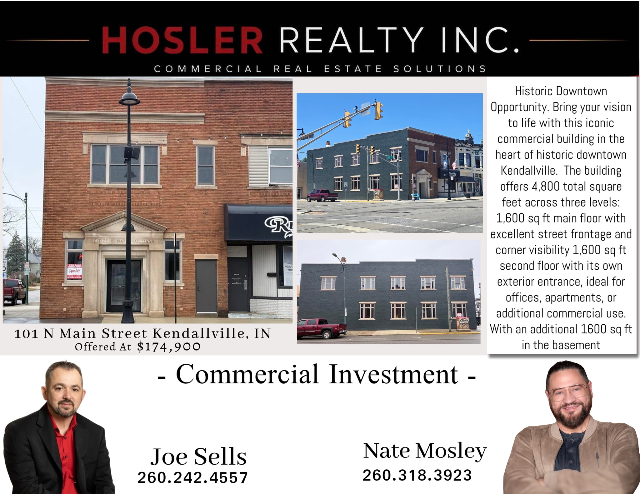 101 N Main St, Kendallville, IN for sale Primary Photo- Image 1 of 2