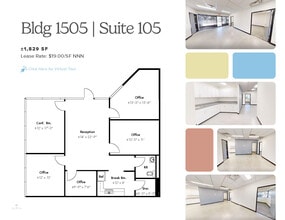 1575 W University Dr, Tempe, AZ à louer Plan d’étage- Image 1 de 11