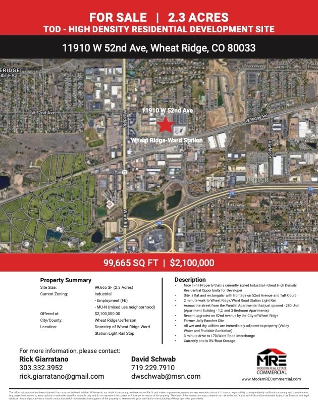 11910 W 52nd Avenue, Wheat Ridge, CO for sale Building Photo- Image 1 of 6