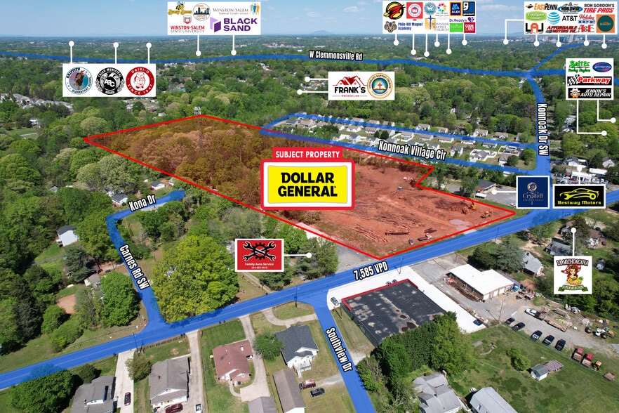 S Main St, Winston-Salem, NC for sale - Aerial - Image 2 of 5