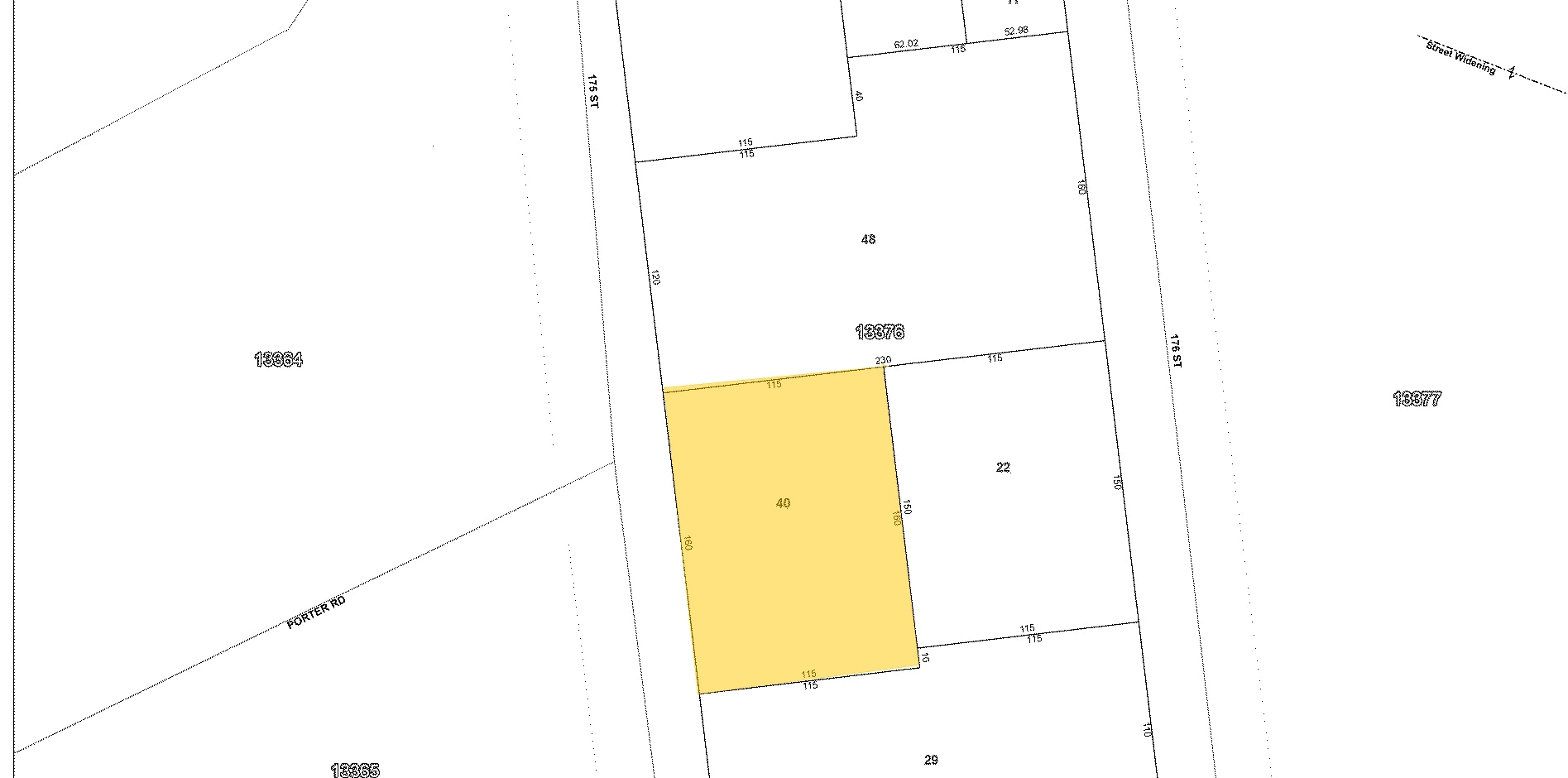 14739 175th St, Jamaica, NY à louer Plan cadastral- Image 1 de 2