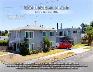 Plus de détails pour 1138 N Parish Pl, Burbank, CA - Multi-résidentiel à vendre