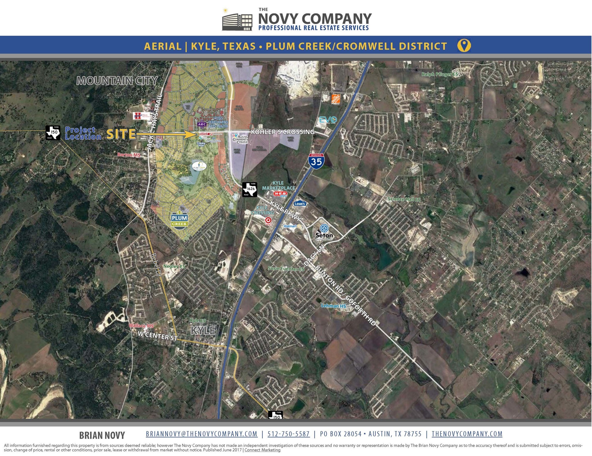 4210 Benner Rd, Kyle, TX for lease Aerial- Image 1 of 6