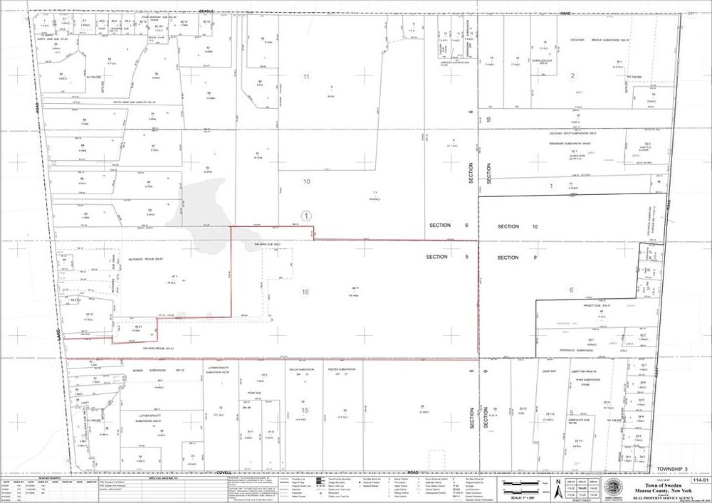 6150 Lake Rd, Brockport, NY à vendre Plan cadastral- Image 1 de 2