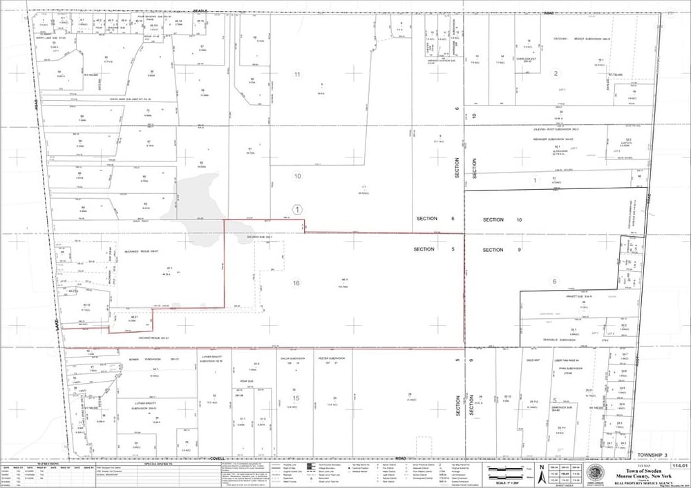 6150 Lake Rd, Brockport, NY for sale Plat Map- Image 1 of 2