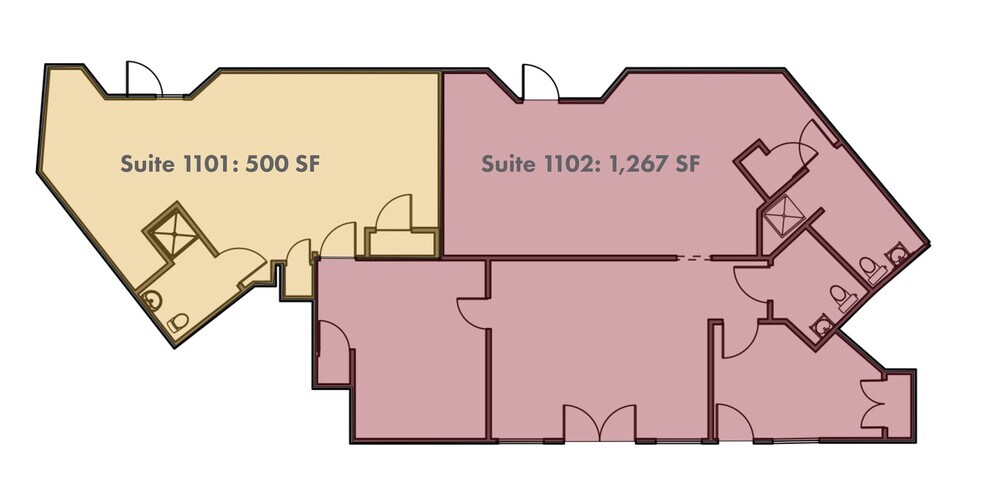 3010-3012 N Saint Marys St, San Antonio, TX for lease - Floor Plan - Image 2 of 6