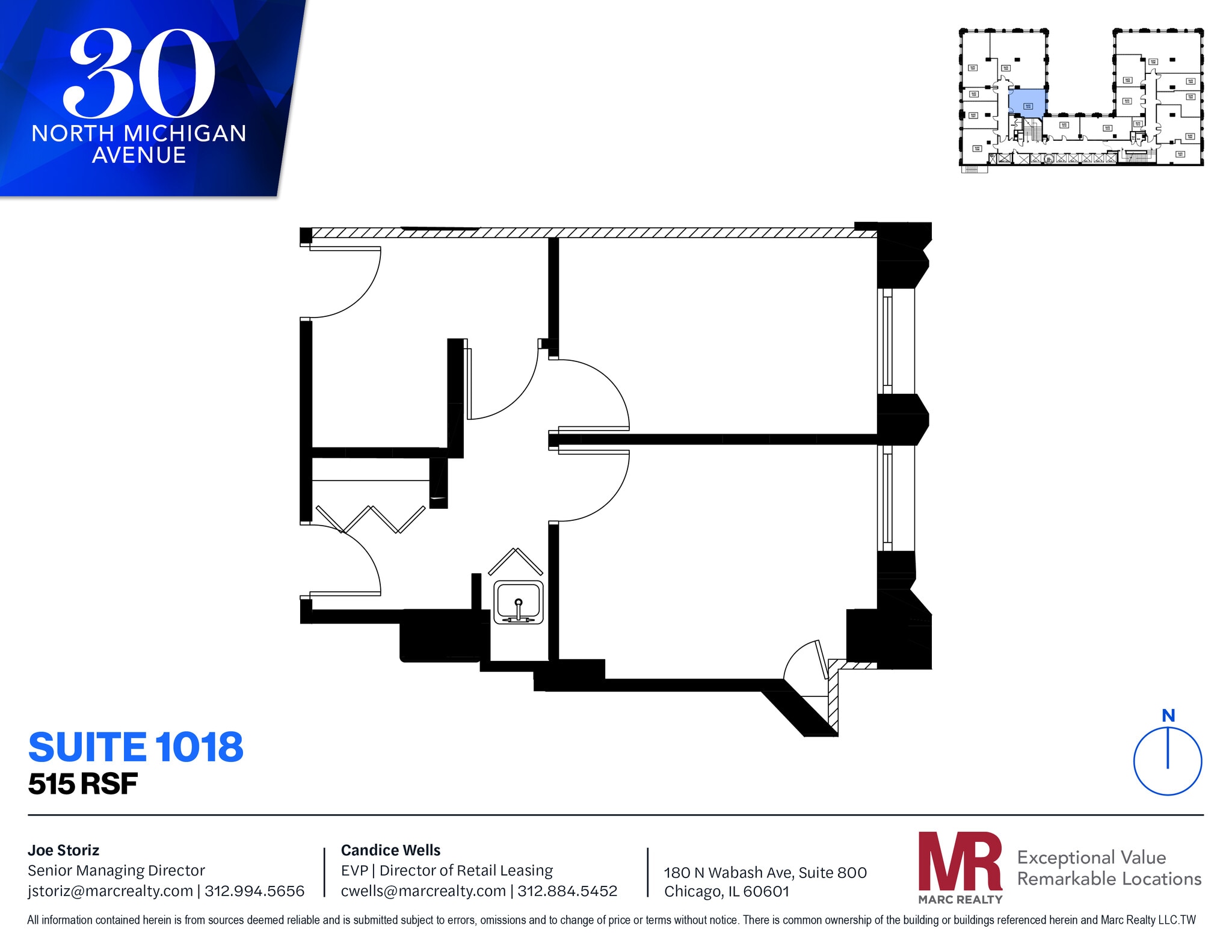 30 N Michigan Ave, Chicago, IL for lease Floor Plan- Image 1 of 4
