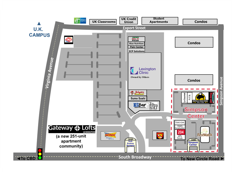 1080 S Broadway, Lexington, KY for lease - Site Plan - Image 2 of 6