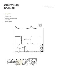 2113 Wells Branch Pky, Austin, TX à louer Plan d  tage- Image 2 de 6