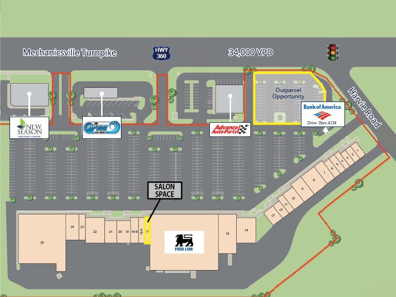 3025-3135 Mechanicsville Pike, Richmond, VA for lease - Building Photo - Image 2 of 9