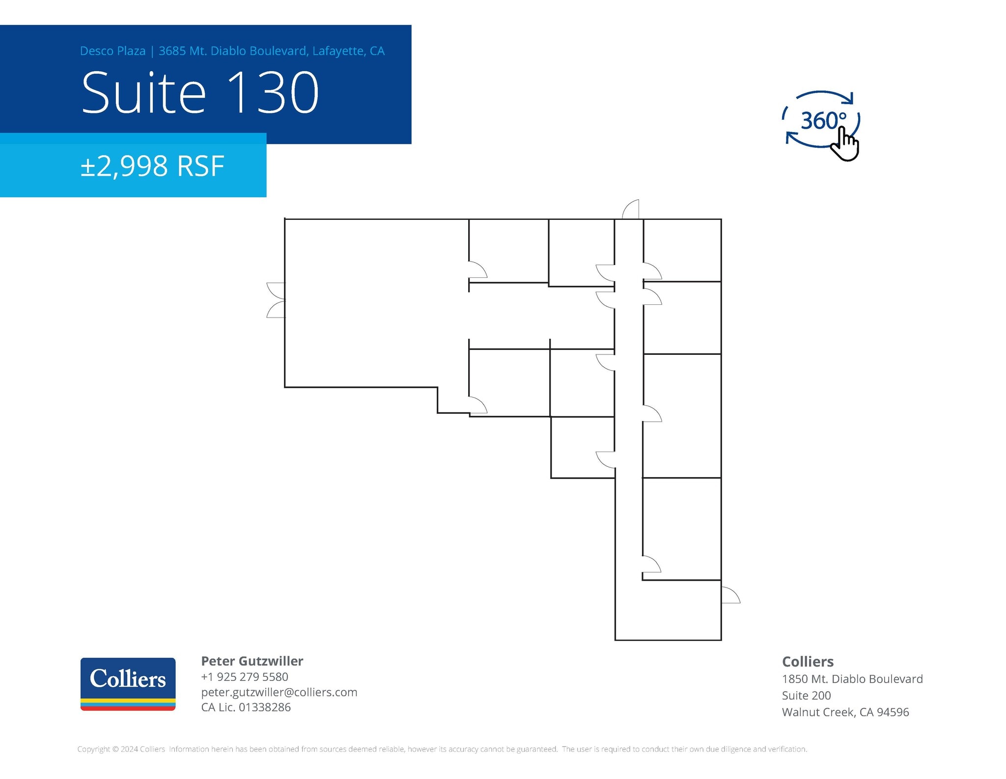 3685 Mount Diablo Blvd, Lafayette, CA à louer Plan d’étage- Image 1 de 1