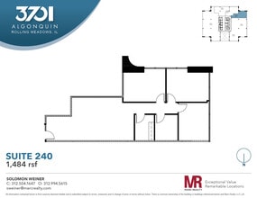 3701 Algonquin Rd, Rolling Meadows, IL à louer Plan d’étage- Image 1 de 1