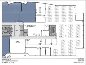 9011 Arboretum Pky, Richmond, VA for lease Floor Plan- Image 1 of 4