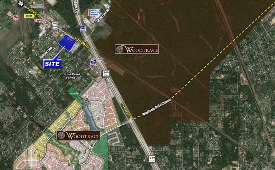 35125 Tx-249, Magnolia, TX à vendre - Aérien - Image 2 de 4