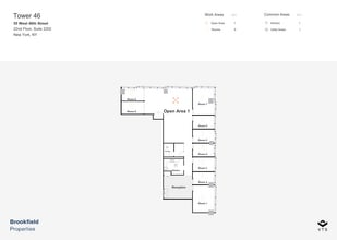 55 W 46th St, New York, NY à louer Plan d’étage- Image 1 de 1