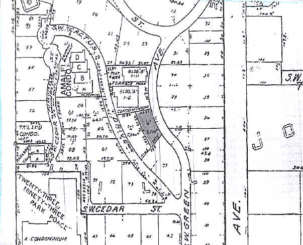 839 SW Green Ave, Portland, OR à vendre - Plan cadastral - Image 2 de 3