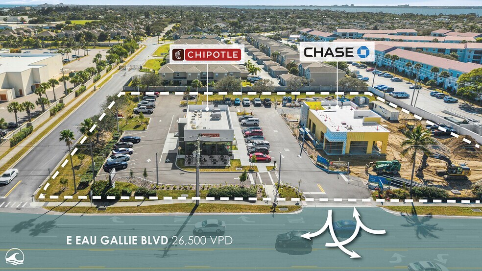 821 E Eau Gallie Blvd, Indian Harbour Beach, FL à vendre - Photo du bâtiment - Image 2 de 5