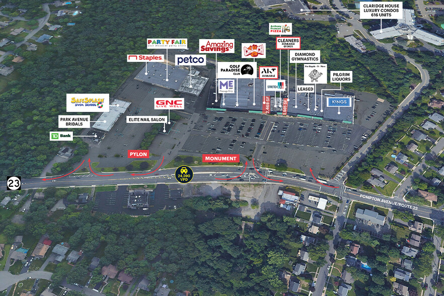 265-345 Pompton Ave, Verona, NJ for lease - Building Photo - Image 1 of 1