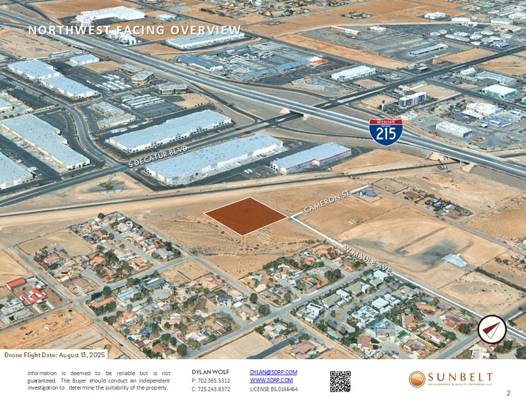 W Maule Ave, Las Vegas, NV for sale - Aerial - Image 2 of 3