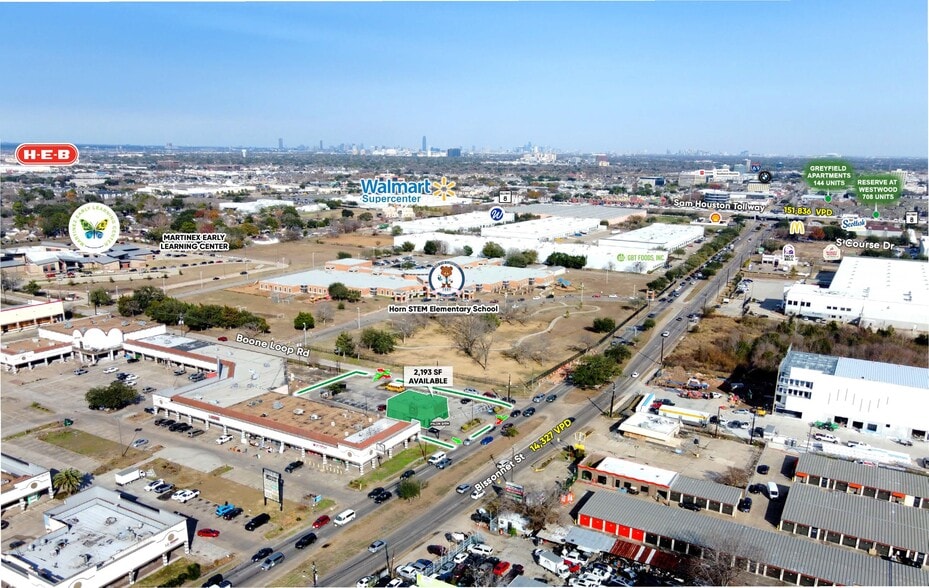 10806 Bissonnet St, Houston, TX for lease - Aerial - Image 3 of 4