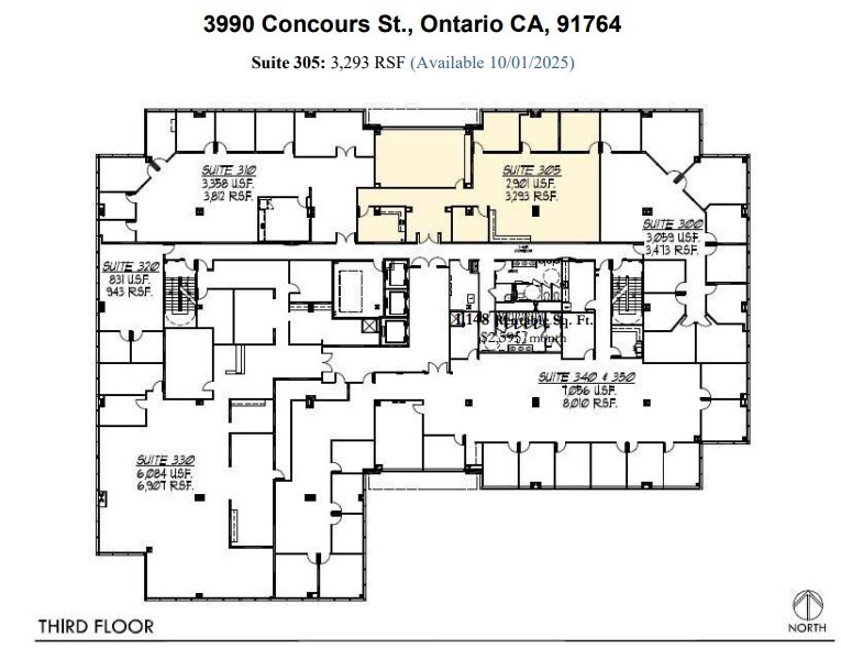 3990 Concours, Ontario, CA à louer Plan d  tage- Image 1 de 1