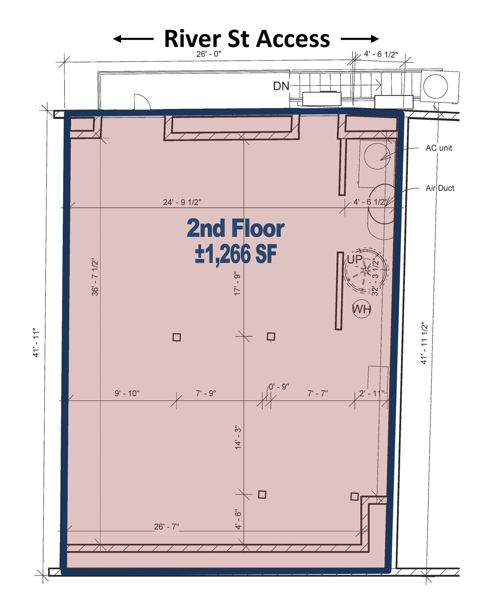 215 E River St, Savannah, GA for lease Floor Plan- Image 1 of 3