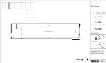 100 Trainyards Dr, Ottawa, ON à louer Plan d’étage- Image 2 de 29