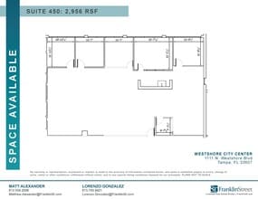1111 N Westshore Blvd, Tampa, FL for lease Floor Plan- Image 1 of 1