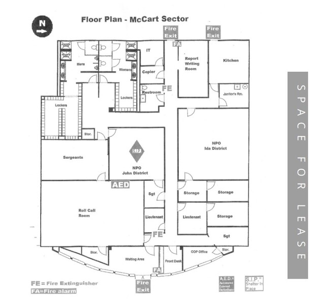 7628-7674 McCart Ave, Fort Worth, TX for lease - Floor Plan - Image 2 of 2