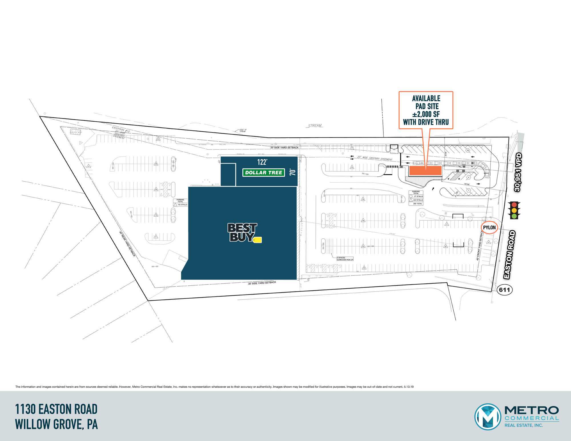 1130-1134 Easton Rd, Willow Grove, PA for lease Site Plan- Image 1 of 1