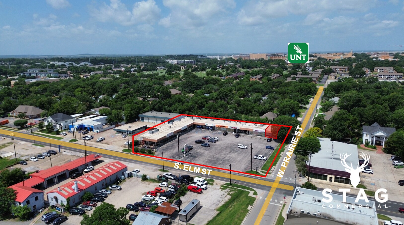 508-516 S Elm St, Denton, TX à vendre Photo du bâtiment- Image 1 de 1