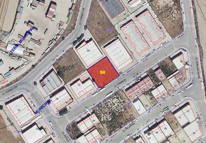 Calle Trabajo, 5, Getafe, Madrid à vendre - Plan cadastral - Image 3 de 3