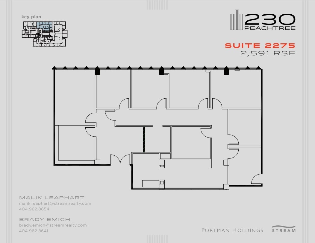 230 Peachtree St NW, Atlanta, GA for lease Floor Plan- Image 1 of 1